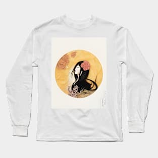 Japan gold art Long Sleeve T-Shirt